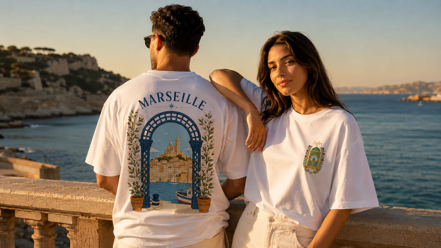 T-shirt Marseille Safiri porté